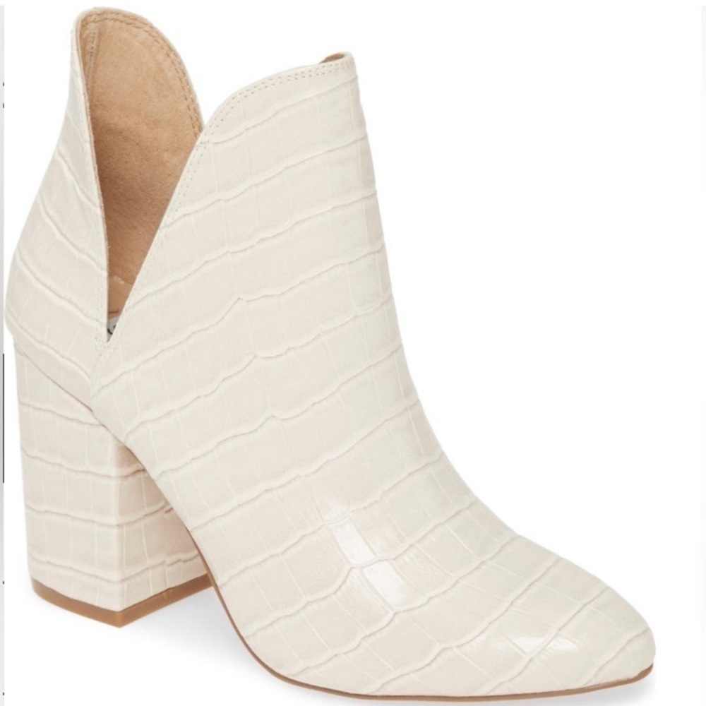 Steve Madden Rookie Crocodile Pattern Ankle Bootie Size 7 Women